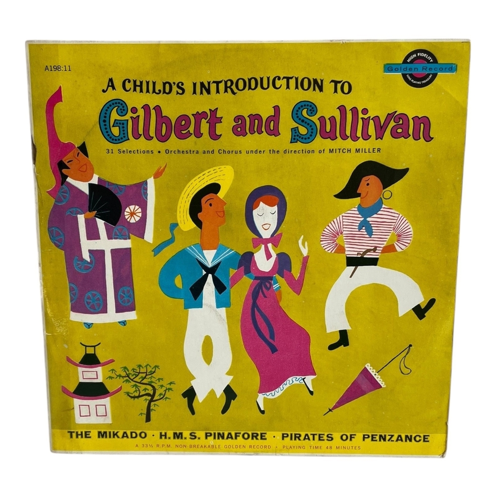 Mitch Miller A Child's Introduction To Gilbert & Sullivan 1959 LP Mono G/G